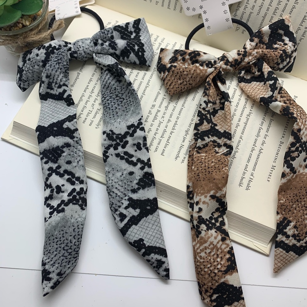 Set of 2 Hair-scarves (snake)